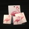 Pink Flamingo Paper Earrings Earring Frame Cards Necklace Jewelry Display Cards