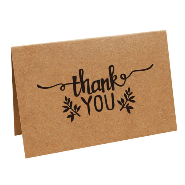 Custom Kraft Paper Greeting Cards