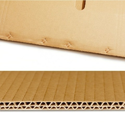 Customized Portable Printing Brown Reinforced Corrugated Cardboard Shipping Carton