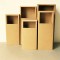 Cardboard Black and White Kraft Paper Foldable Sliding Drawer Gift Box