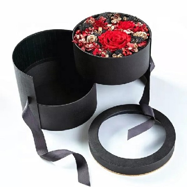 High-End Custom Round Packing Box, Two-Layer Box, Gift Box