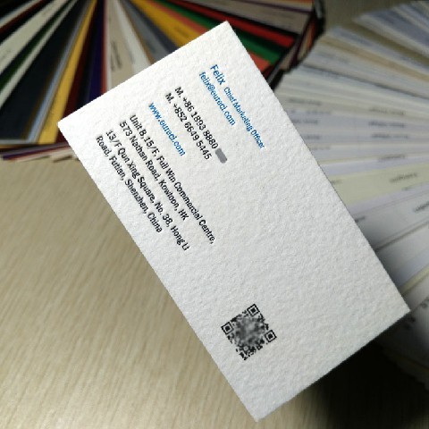 Custom Color Letterpress Printing Business Cards