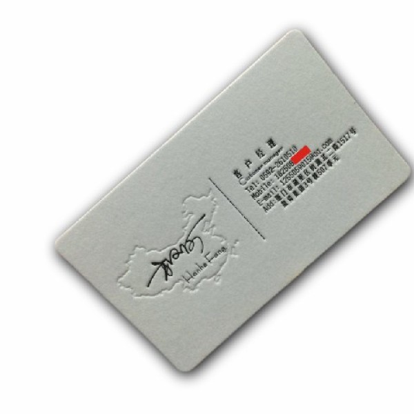 Custom Color Letterpress Printing Business Cards