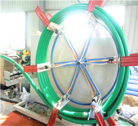 Single Station Double Station Winder Coiler Machine for HDPE Pipe