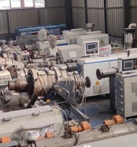 used HDPE pipe making line
