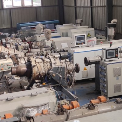 used HDPE pipe making line