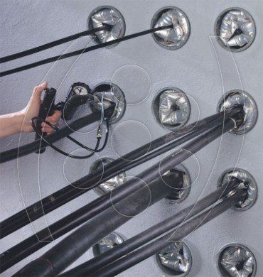 Sistema de vedação de dutos infláveis