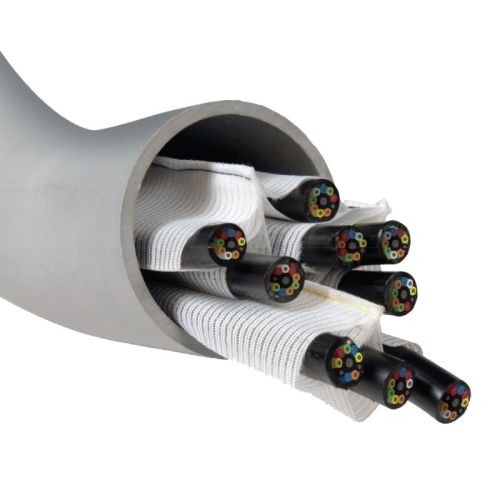 Sistema de sellado de cable inflable