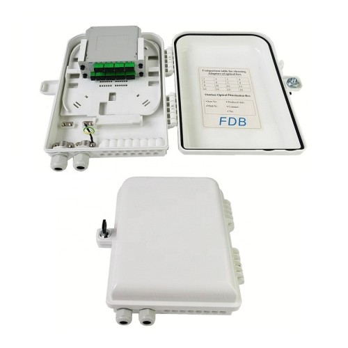 Caja de terminación de fibra óptica FTTH de 16 puertos