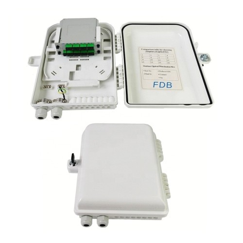 Caja de distribución de fibra óptica de 16 núcleos