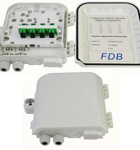 Caixa de terminação de fibra óptica FTTH de 16 portas