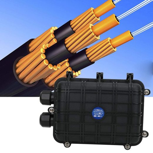 What is a fiber optic splice closure?