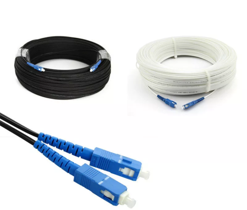 6/8/12 Core Optical Fiber Indoor Flat Type FTTH Drop Cable