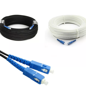 6/8/12 Core Optical Fiber Indoor Flat Type FTTH Drop Cable