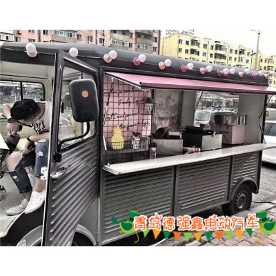 vintage classical food truck in different colors china manufacturer