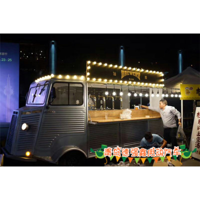 vintage classical food truck in different colors china manufacturer
