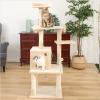 Pets magical High Quality Safe Stable Large Solid Wood Cat Climbing Frame Cat Tree