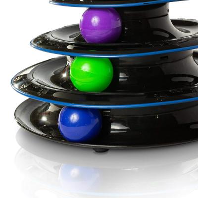 Pets magical Wholesale  Tower of Tracks Cat Ball Toy Roller Cat Toy