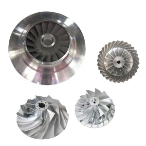 Custom Turbine Inconel Alloy Compressor Impeller Nickel Alloy Titanium Casting OEM ODM Support