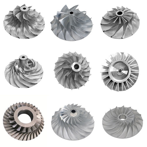 Custom Aluminum Alloy Turbine Wheel Nickel Alloy Titanium Casting