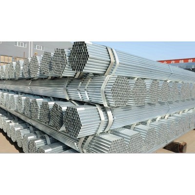 BS1387 2 inch galvanized pipe galvanized rigid steel tube made in China e