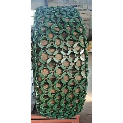 wheel loader tire protection chains