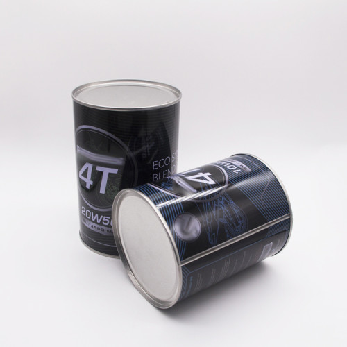 800ml empty metal round oil paint packing can