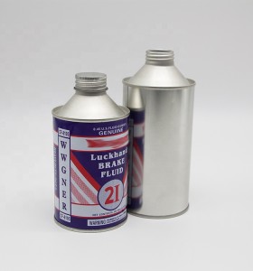 Dia 65mm small Brake oil and cleaning oil empty round can