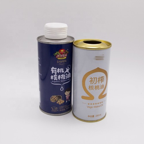 Food grade oil can manufacturer edible cooking oil coconut olive oil empty cans