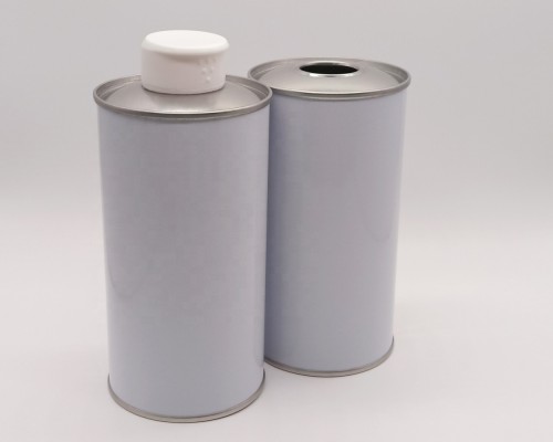 Round shape metal tinplate can for edible cooking oil packaging