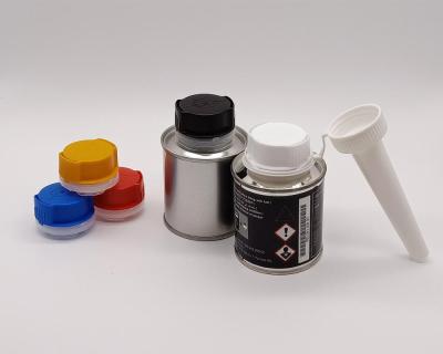 100ml engine oil tin can with plastic cap