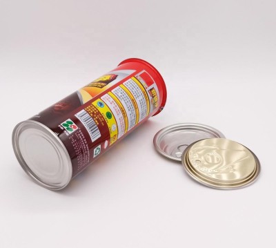 metal ring pull tin,tomato sauce tin can