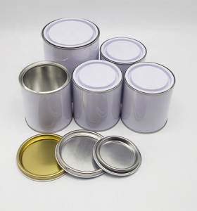 0.5 liter tin can for glue,composite tin can