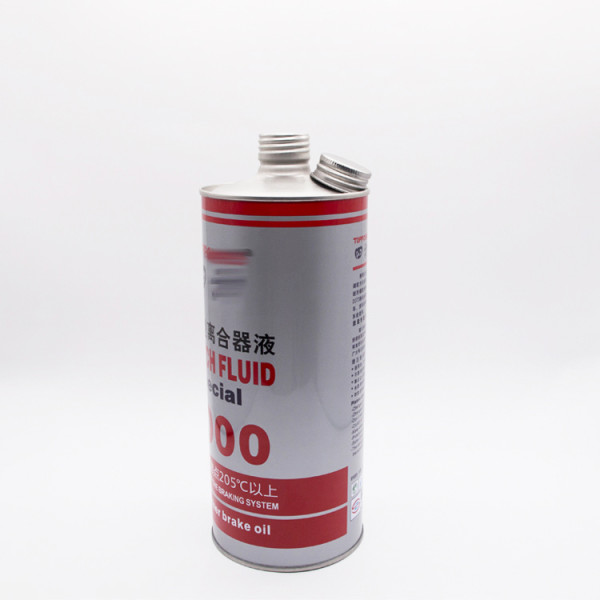 1L High quality brake oil can screw cap tin can