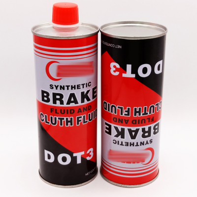Hot sale small round oil can for brake oil cleaning oil packing