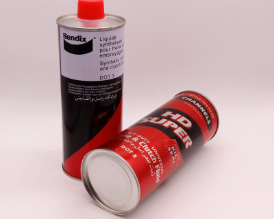 Empty250ml 500ml 1000ml metal tin chemical paint can engine tin oil can with lid for Brake fluid packing