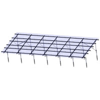 JFN-Ground screw double column structure for solar station,solar panel brackets- high quality steel, hot dip galvanized corrosion resistance, suitable for a variety of geographical climate environment, multiple specifications, support customization.