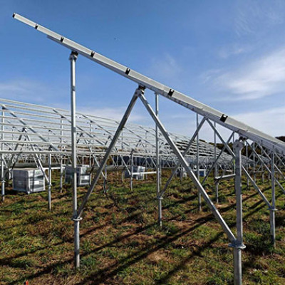 JFN- Wind-resistant structure，(pipe column) for solar station,solar panel mounts