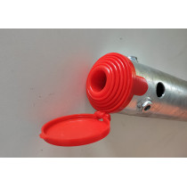 JFN China mini bolt connection, screw in ground anchor for solar lamp pole,piers for foundation