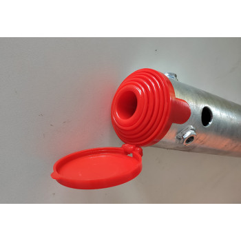 JFN China mini bolt connection, screw in ground anchor for solar lamp pole,piers for foundation