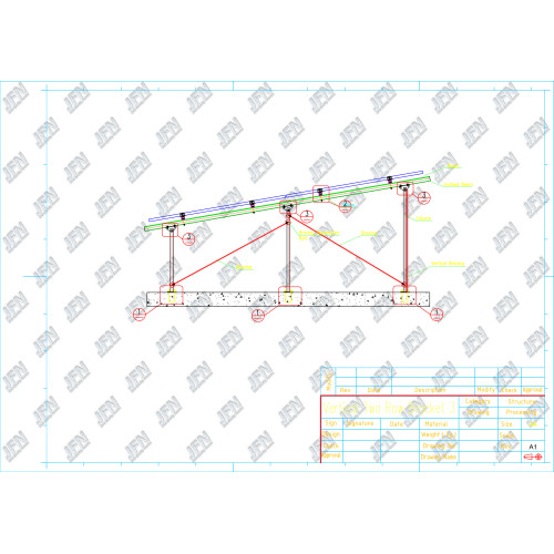 フラットルーフソーラーステーション取付ソリューション！
