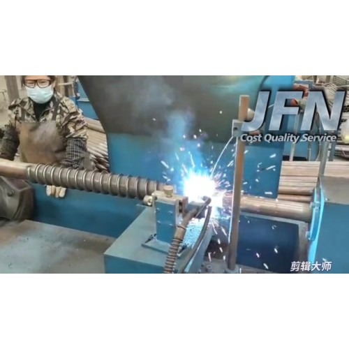 Automatic welding screw flange