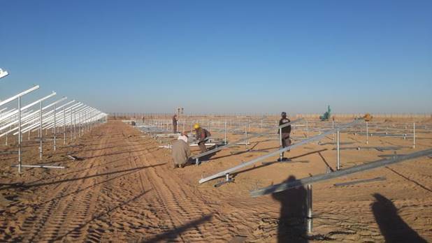 desert power station project in Africa