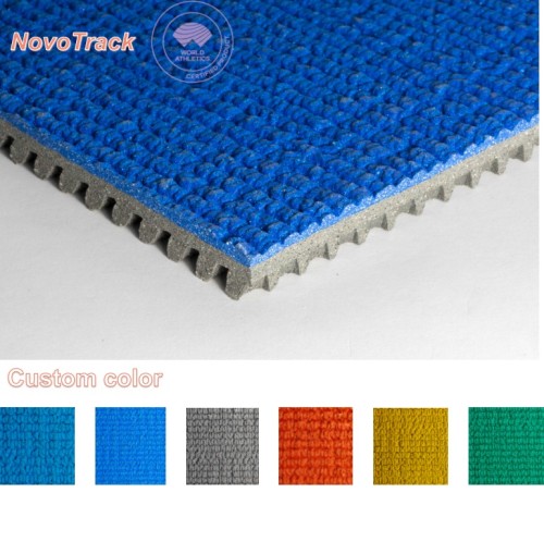 Indoor athletics track prefabricated surface vulcanized rubber running track surfaces