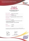 Certificate of IAAF