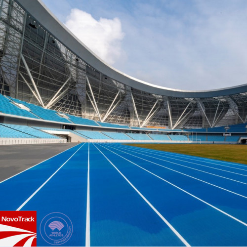 Prefabricated Outdoor athletics track surface synthetic running track surface