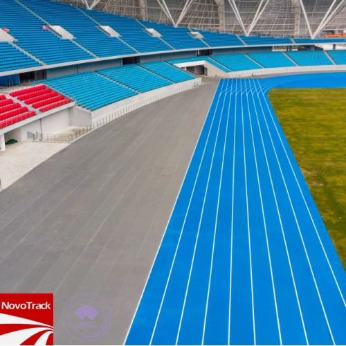 Rolldown Runway synthetic surfaces for outdoor sports areas with IAAF certification