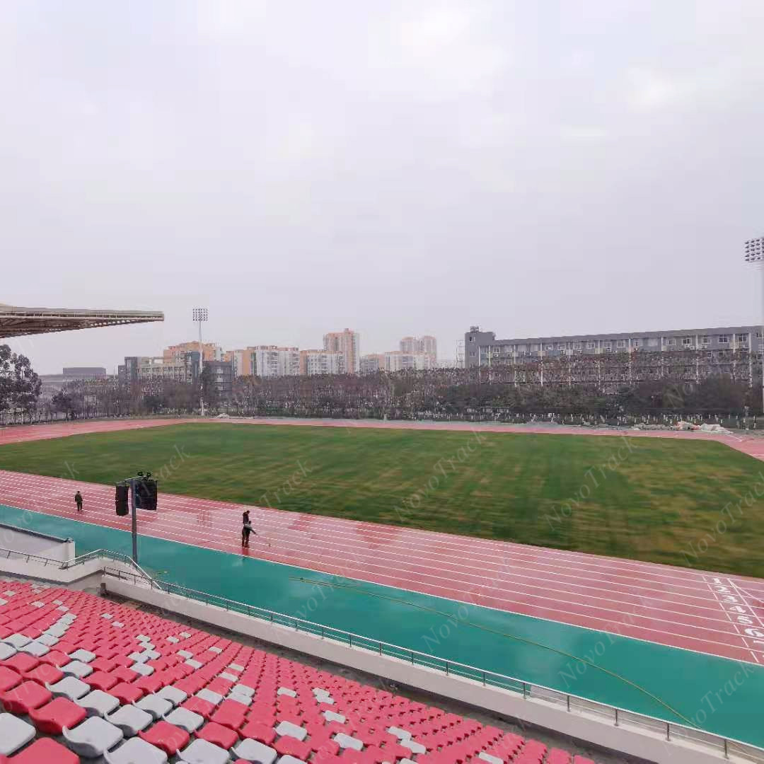The track and field stadium of Chengdu University is perfectly completed!