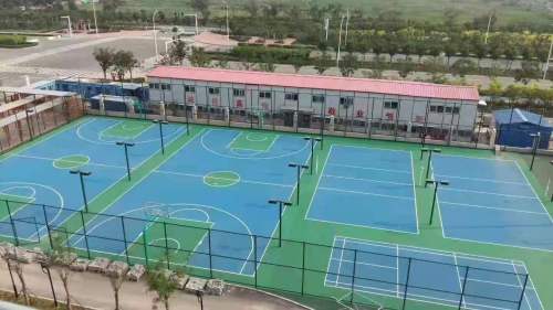 Recycled Sport court surface synthetic playing surfaces chinese manufacturer