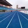 Athletics track in 0 degrees Celsius 32 degrees Fahrenheit